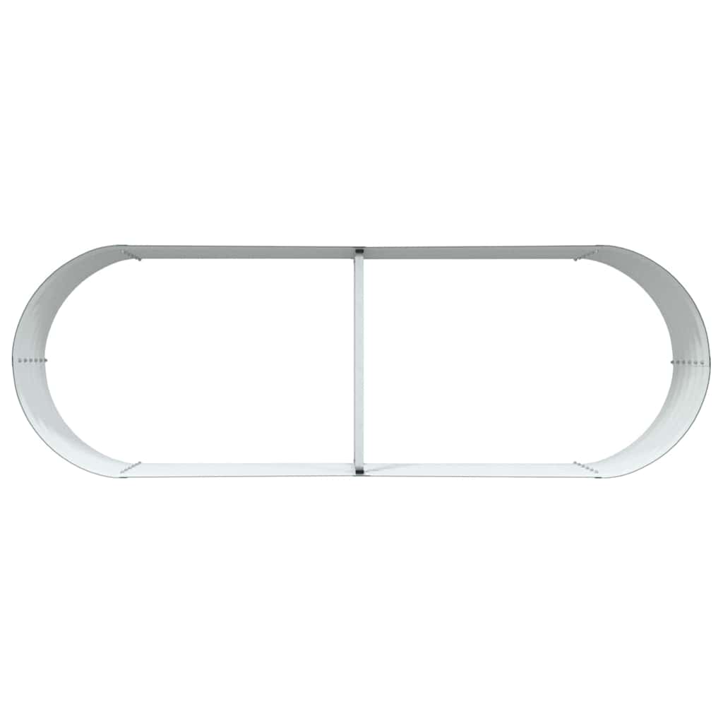 vidaXL Raised Bed Green 240 x 80 x 44 cm Steel