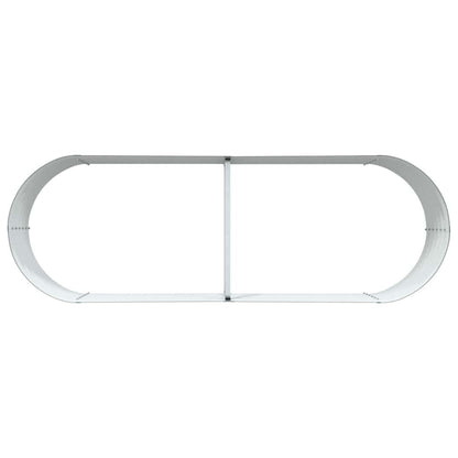 vidaXL Raised Bed Green 240 x 80 x 44 cm Steel