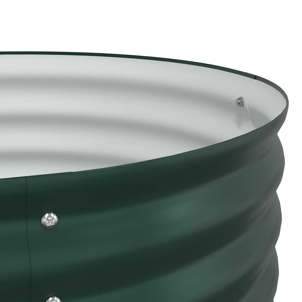 vidaXL Raised Bed Green 160 x 80 x 44 cm Steel