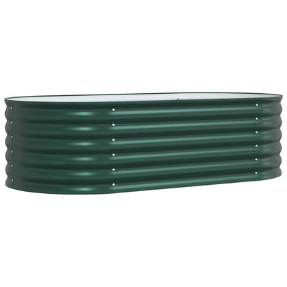 vidaXL Raised Bed Green 160 x 80 x 44 cm Steel