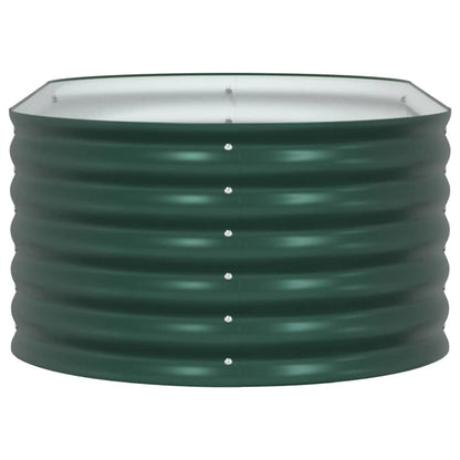 vidaXL Raised Bed Green 160 x 80 x 44 cm Steel