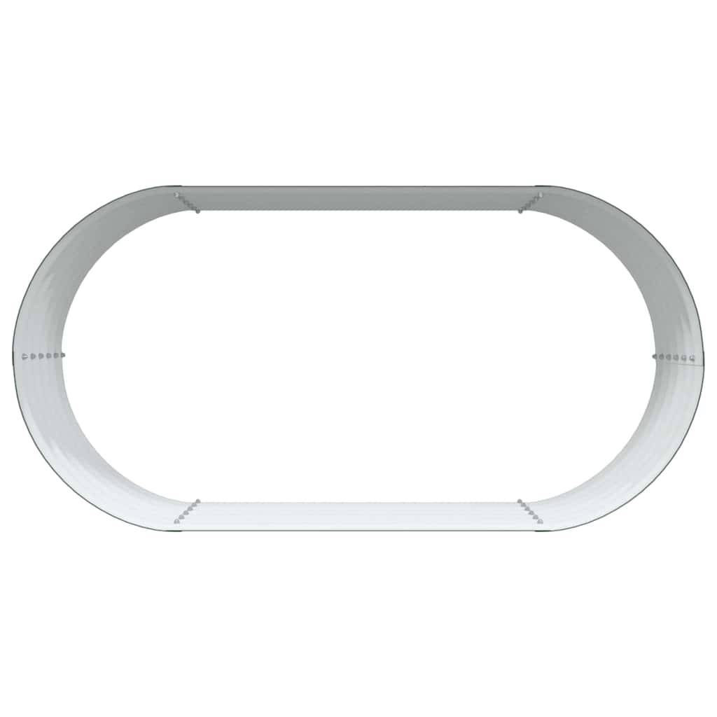 vidaXL Raised Bed Green 160 x 80 x 44 cm Steel