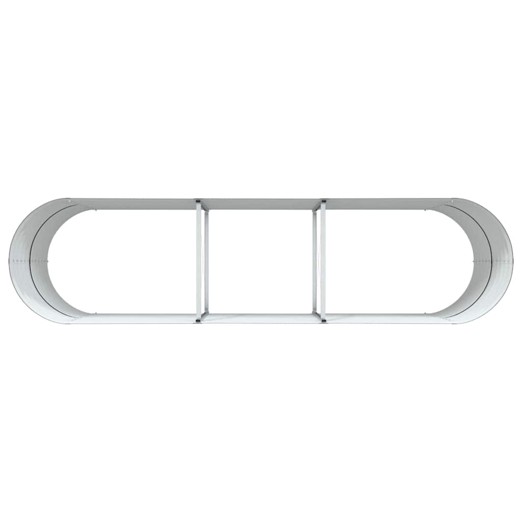 vidaXL Raised Bed Brown 320 x 80 x 81 cm Steel