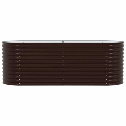 vidaXL Raised Bed Brown 240 x 80 x 81 cm Steel