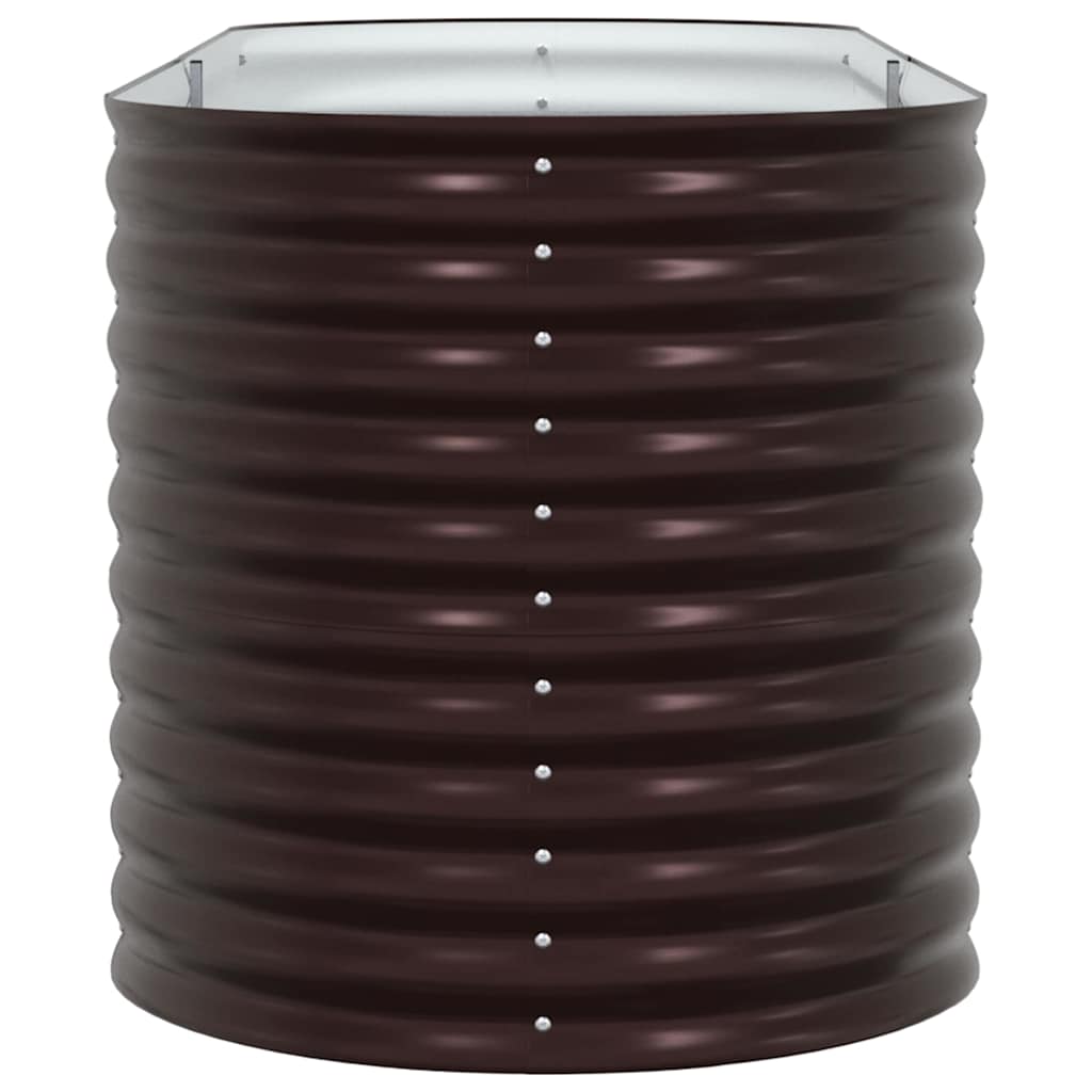 vidaXL Raised Bed Brown 240 x 80 x 81 cm Steel