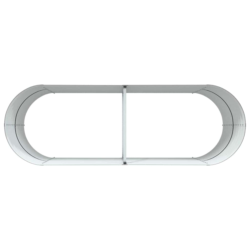 vidaXL Raised Bed Brown 240 x 80 x 81 cm Steel