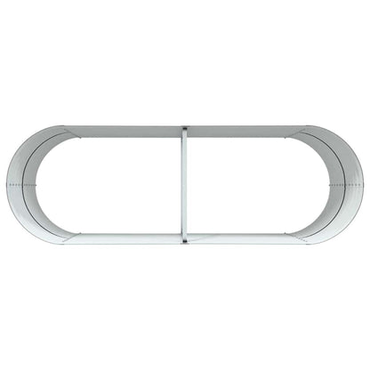 vidaXL Raised Bed Brown 240 x 80 x 81 cm Steel