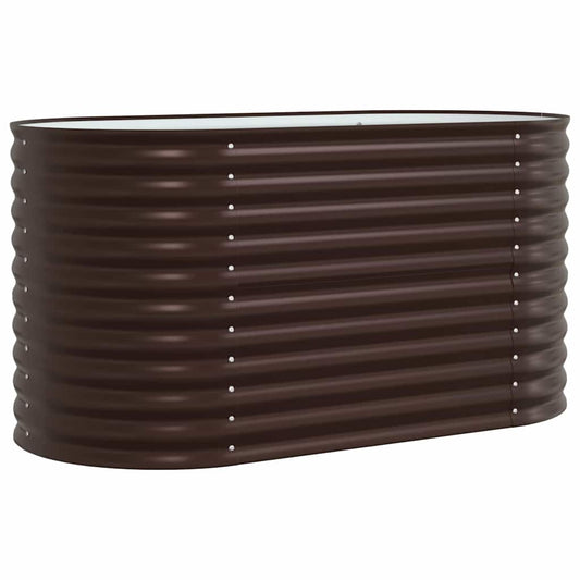 vidaXL Raised Bed Brown 160 x 80 x 81 cm Steel