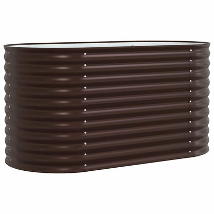 vidaXL Raised Bed Brown 160 x 80 x 81 cm Steel