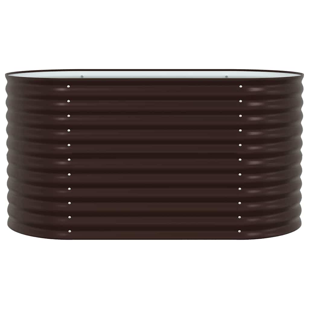 vidaXL Raised Bed Brown 160 x 80 x 81 cm Steel