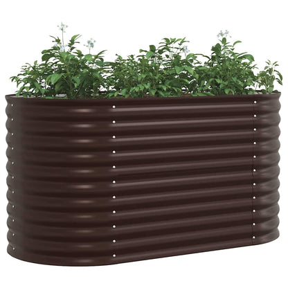 vidaXL Raised Bed Brown 160 x 80 x 81 cm Steel
