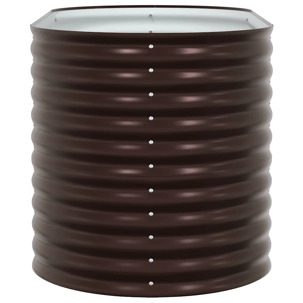 vidaXL Raised Bed Brown 160 x 80 x 81 cm Steel