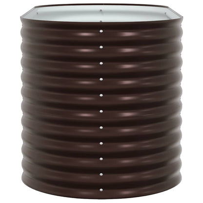 vidaXL Raised Bed Brown 160 x 80 x 81 cm Steel