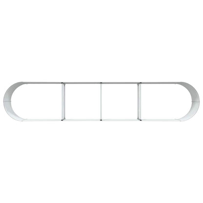 vidaXL Raised Bed Brown 400 x 80 x 44 cm Steel
