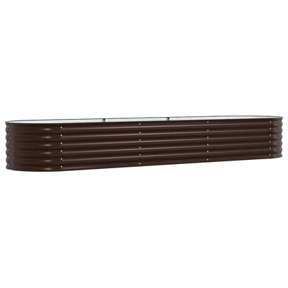 vidaXL Raised Bed Brown 320 x 80 x 44 cm Steel