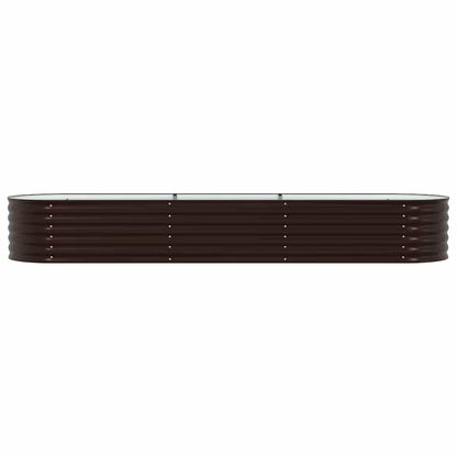 vidaXL Raised Bed Brown 320 x 80 x 44 cm Steel
