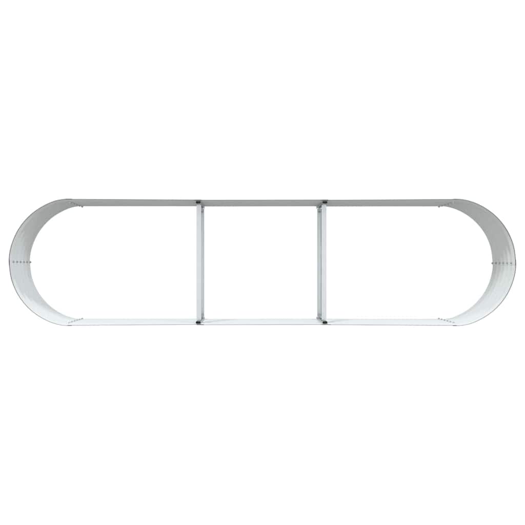 vidaXL Raised Bed Brown 320 x 80 x 44 cm Steel