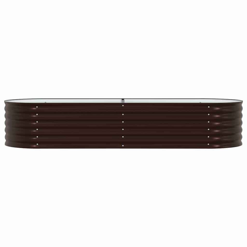 vidaXL Raised Bed Brown 240 x 80 x 44 cm Steel