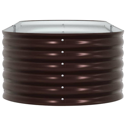 vidaXL Raised Bed Brown 240 x 80 x 44 cm Steel