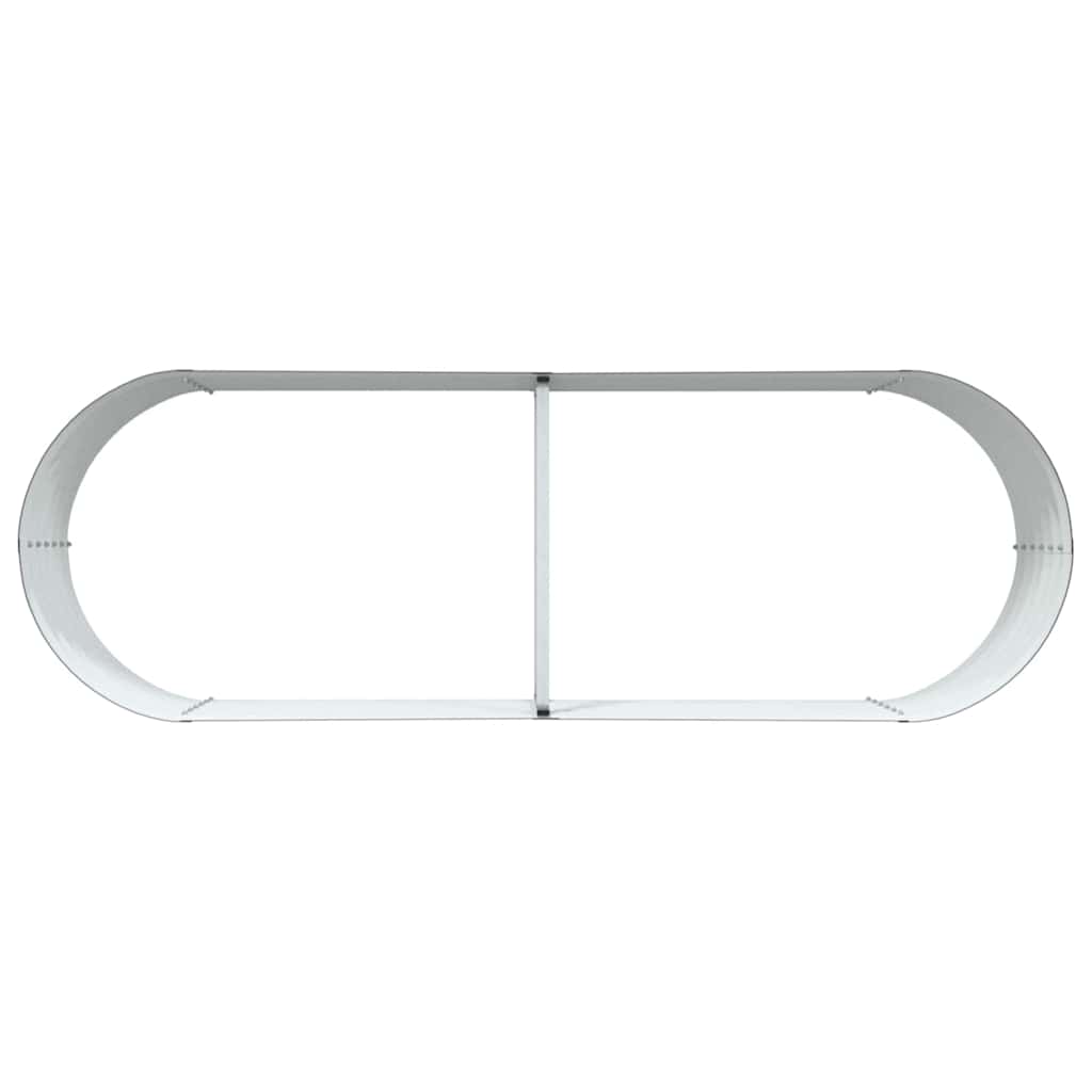 vidaXL Raised Bed Brown 240 x 80 x 44 cm Steel