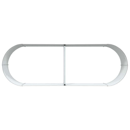 vidaXL Raised Bed Brown 240 x 80 x 44 cm Steel