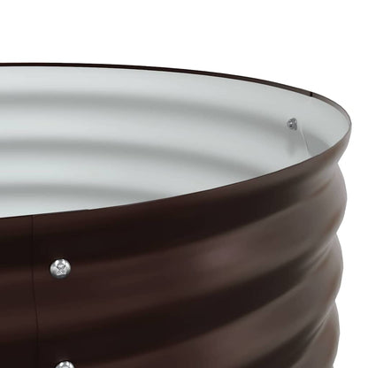 vidaXL Raised Bed Brown 160 x 80 x 44 cm Steel