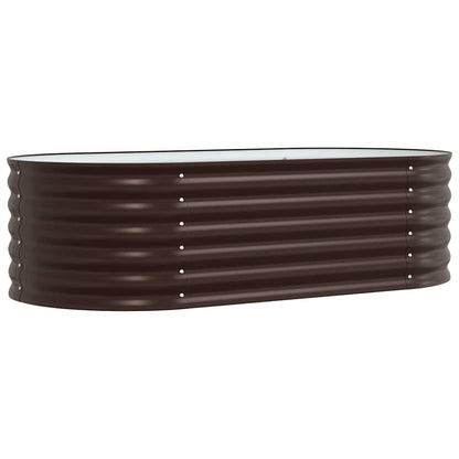 vidaXL Raised Bed Brown 160 x 80 x 44 cm Steel