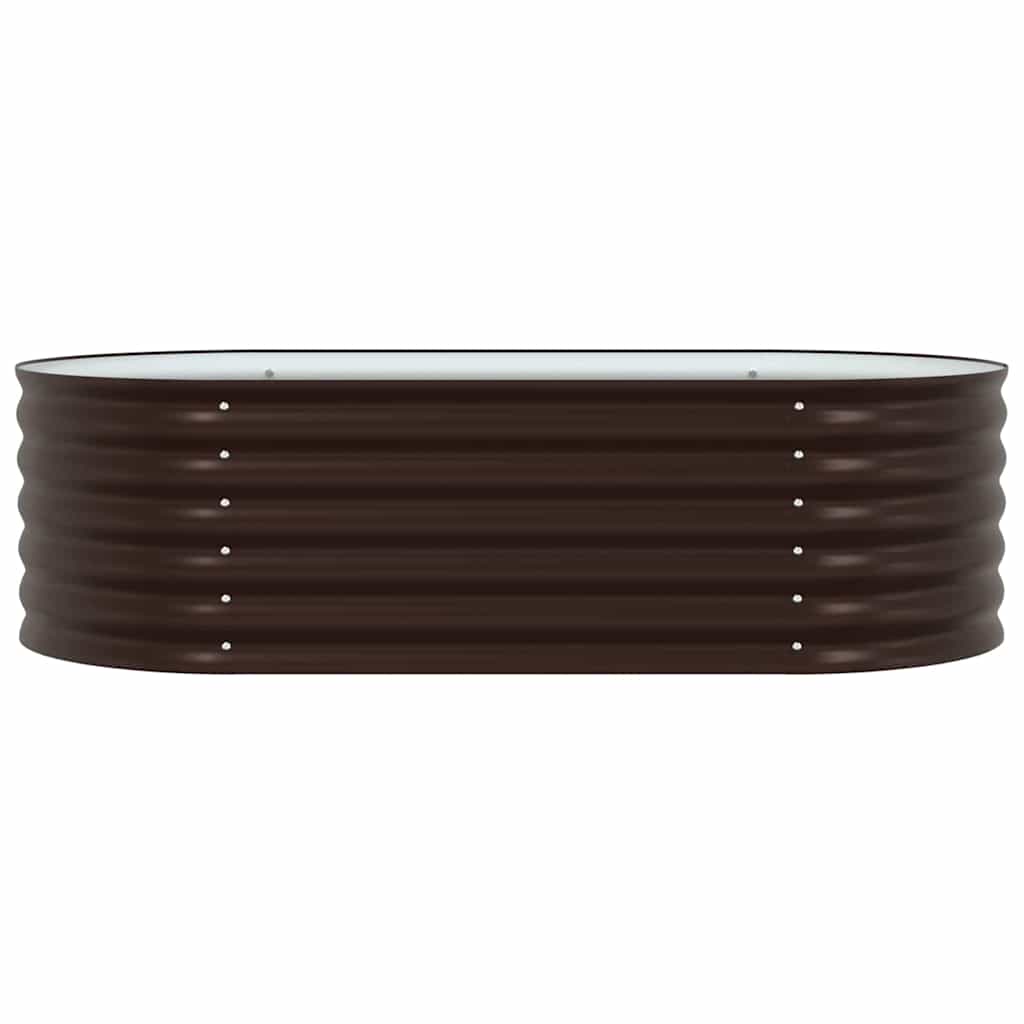 vidaXL Raised Bed Brown 160 x 80 x 44 cm Steel