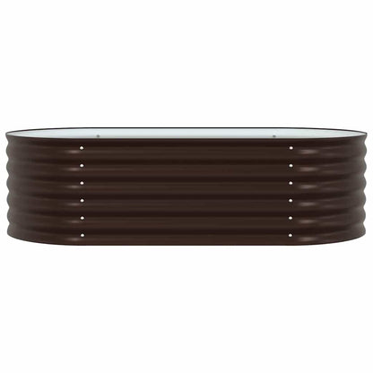 vidaXL Raised Bed Brown 160 x 80 x 44 cm Steel