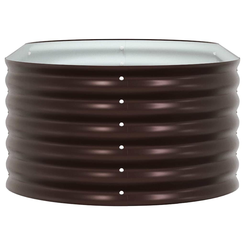 vidaXL Raised Bed Brown 160 x 80 x 44 cm Steel