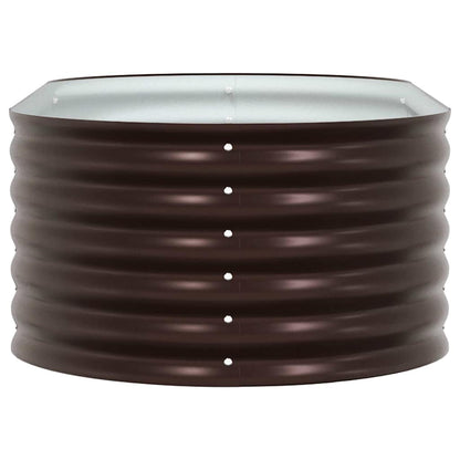 vidaXL Raised Bed Brown 160 x 80 x 44 cm Steel