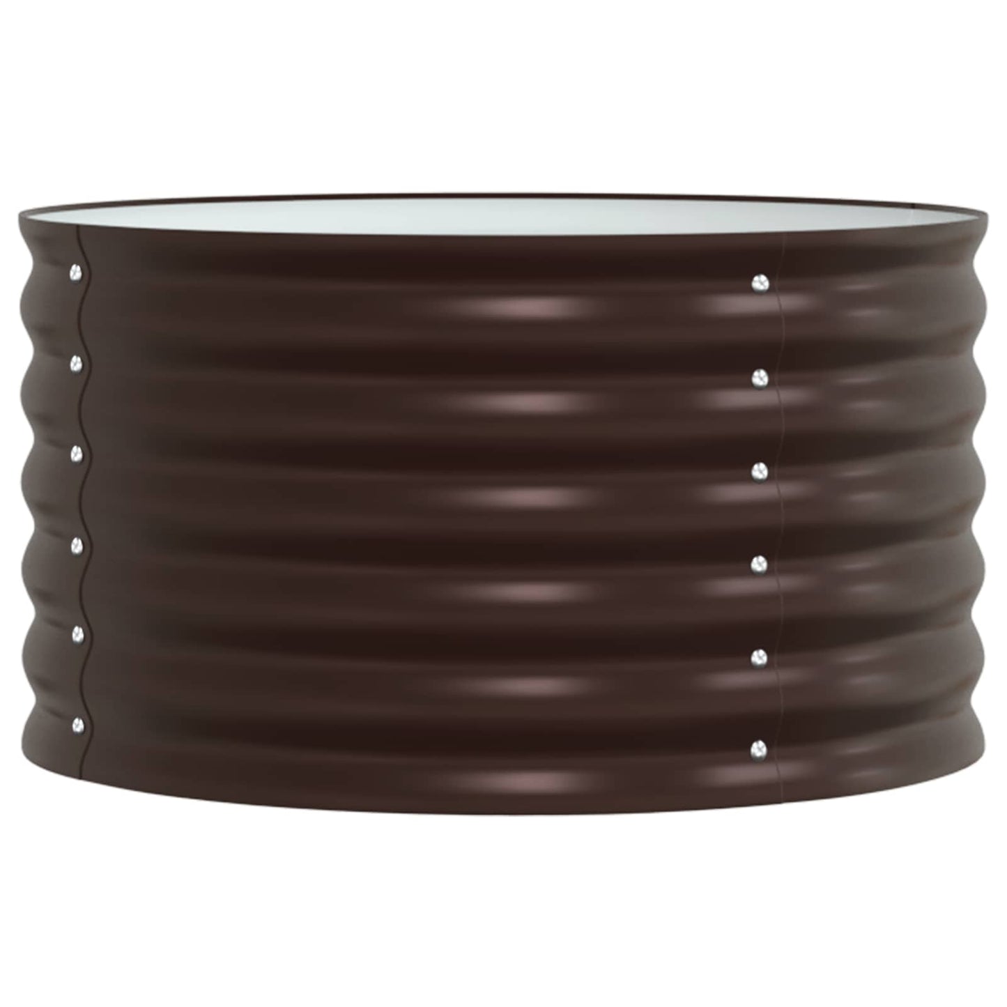 vidaXL Raised Bed Brown 80 x 80 x 44 cm Steel