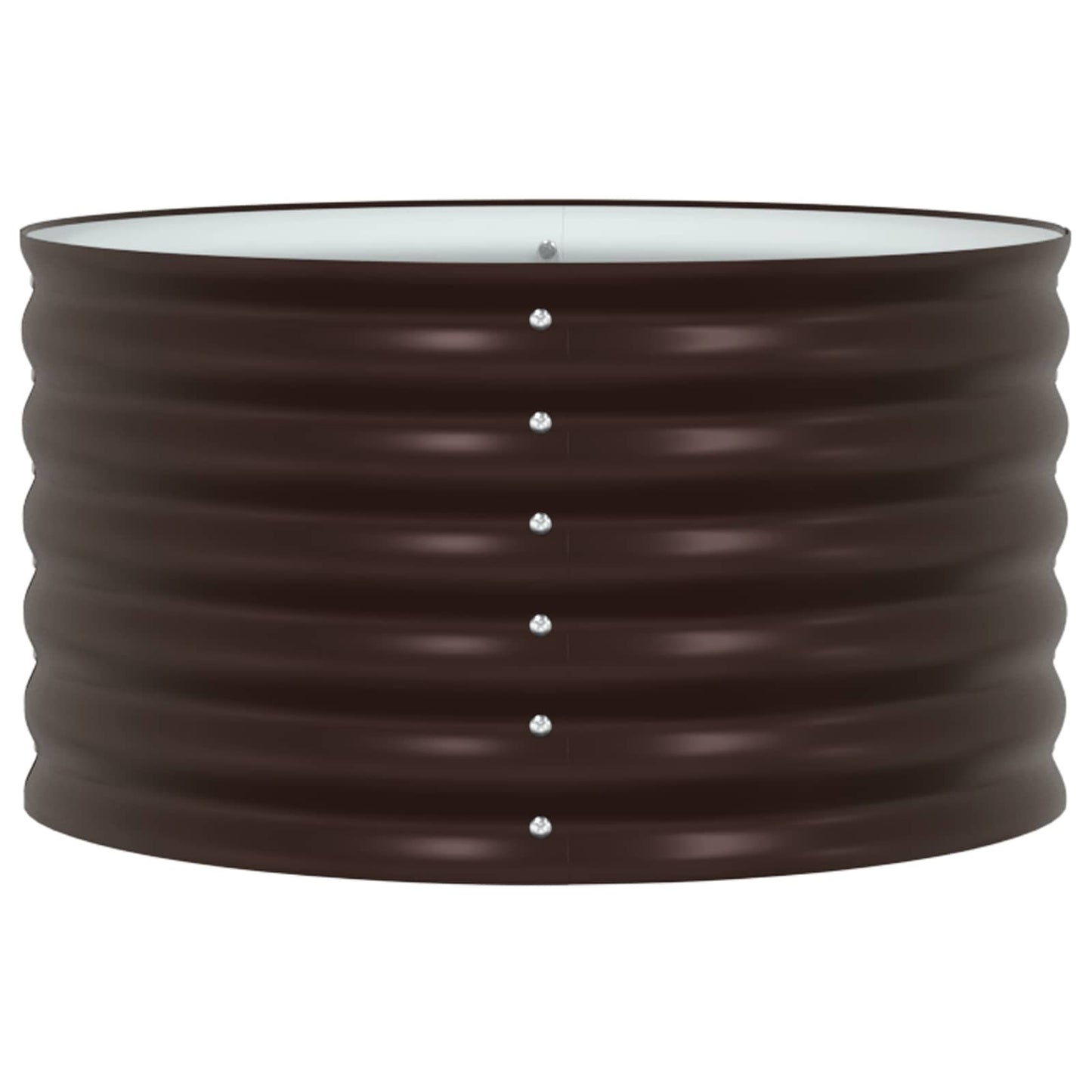 vidaXL Raised Bed Brown 80 x 80 x 44 cm Steel