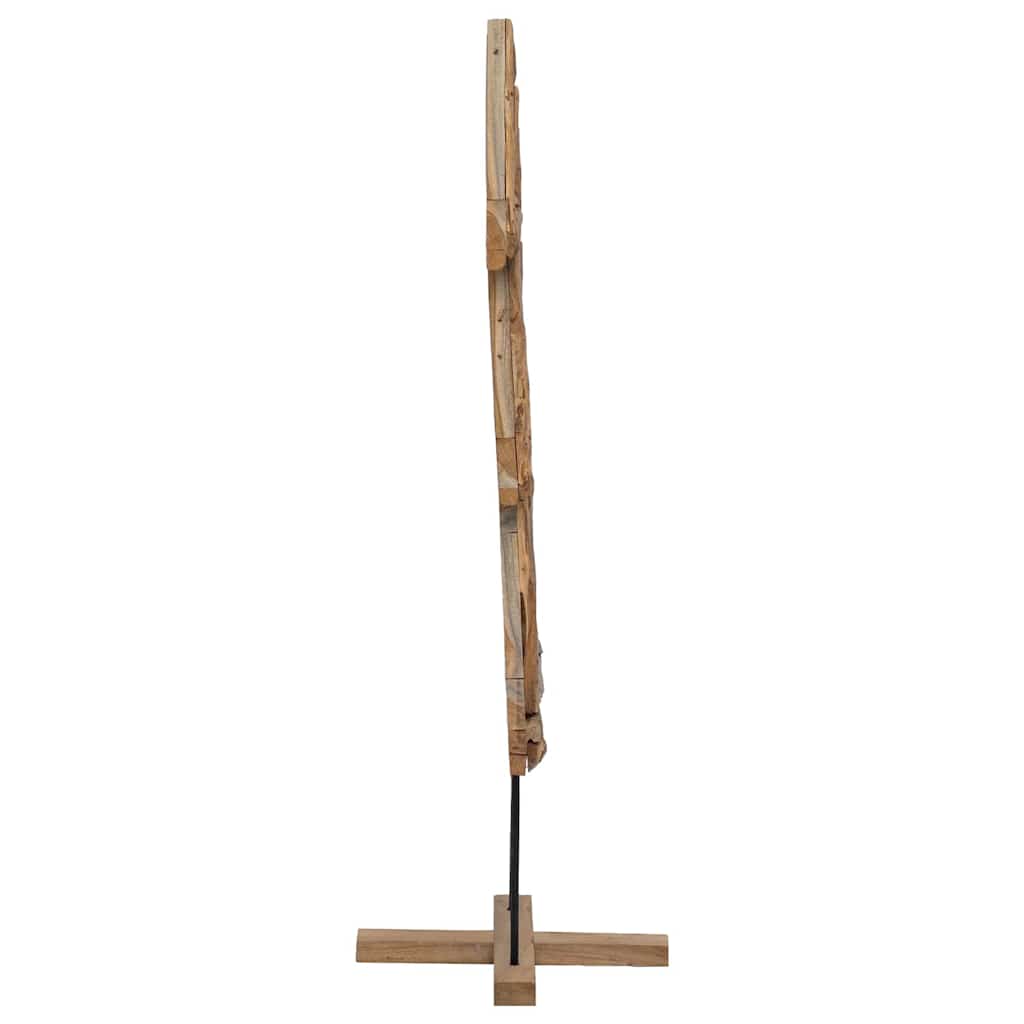 vidaXL Christmas Tree with Stand Brown 90 cm Solid teak wood
