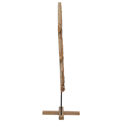 vidaXL Christmas Tree with Stand Brown 90 cm Solid teak wood