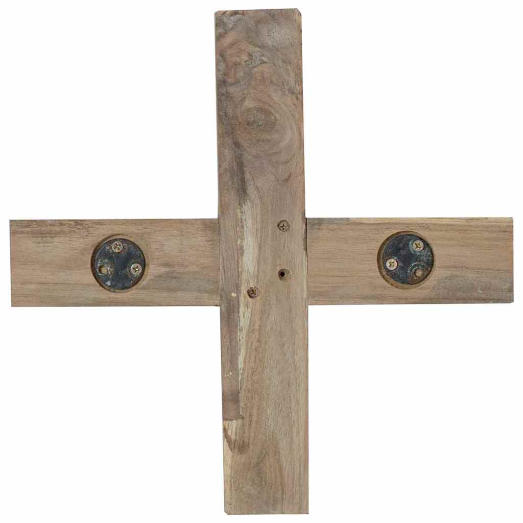 vidaXL Christmas Tree with Stand Brown 120 cm Solid teak wood