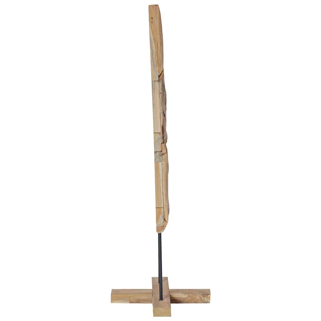 vidaXL Christmas Tree with Stand Brown 120 cm Solid teak wood
