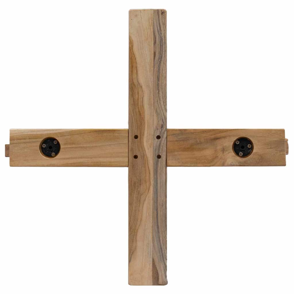 vidaXL Christmas Tree with Stand Brown 149.5 cm Solid teak wood