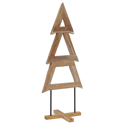 vidaXL Christmas Tree with Stand Brown 149.5 cm Solid teak wood