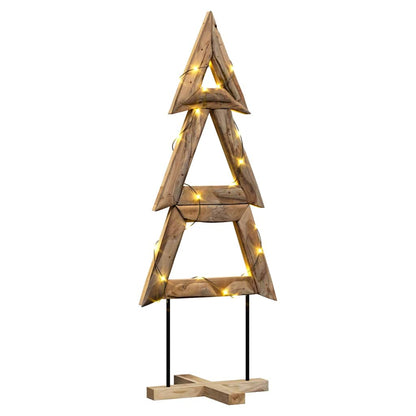 vidaXL Christmas Tree with Stand Brown 149.5 cm Solid teak wood