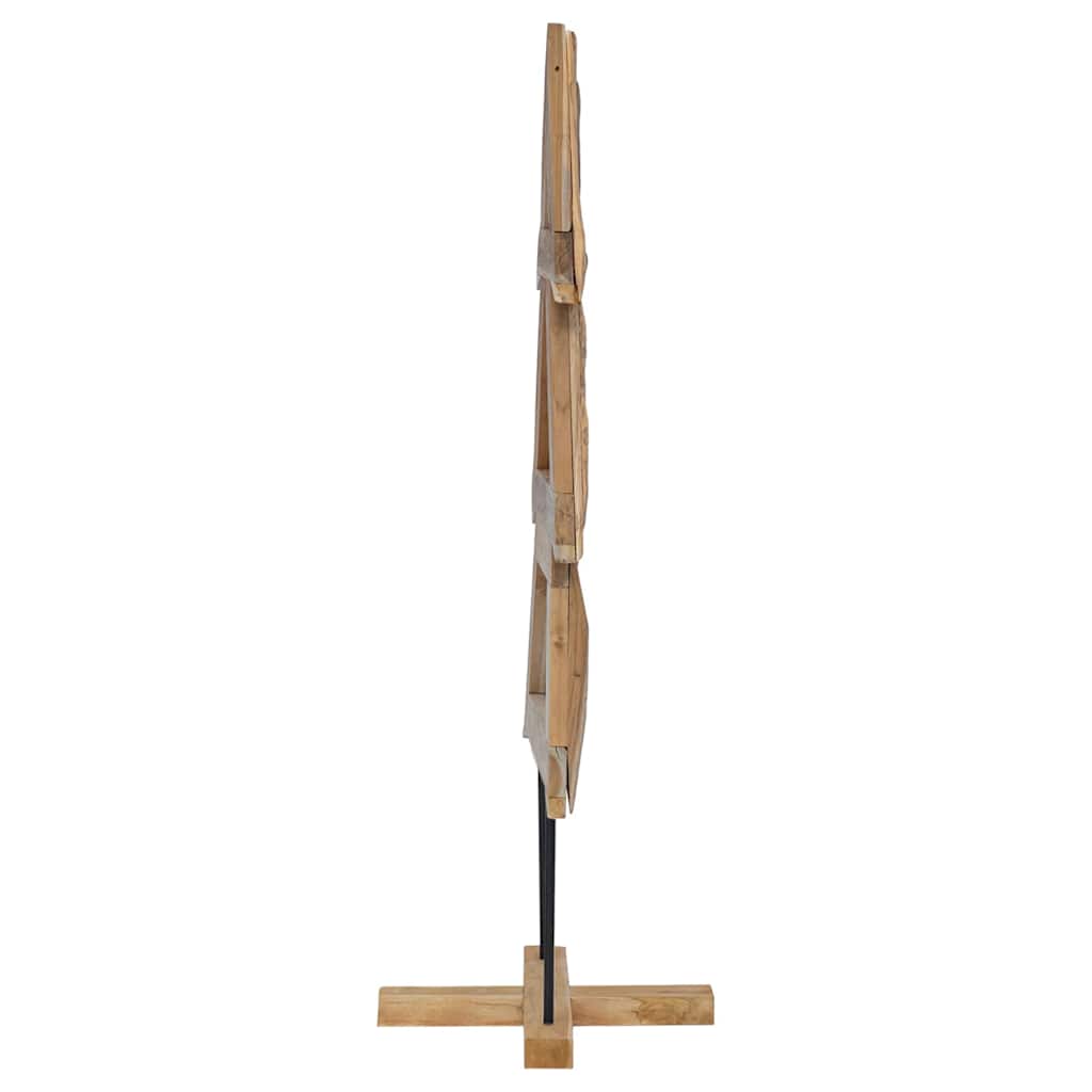 vidaXL Christmas Tree with Stand Brown 149.5 cm Solid teak wood