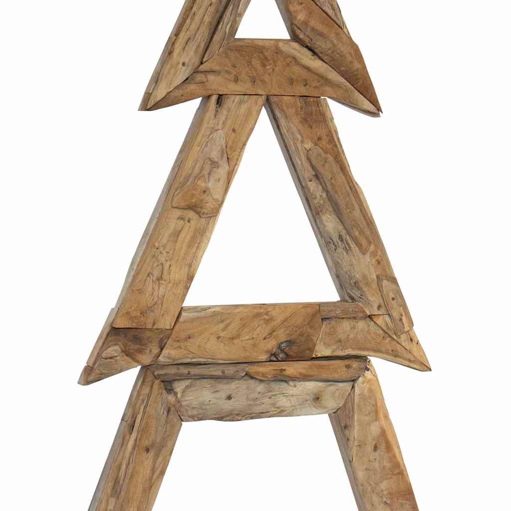 vidaXL Christmas Tree with Stand Brown 181 cm Solid teak wood