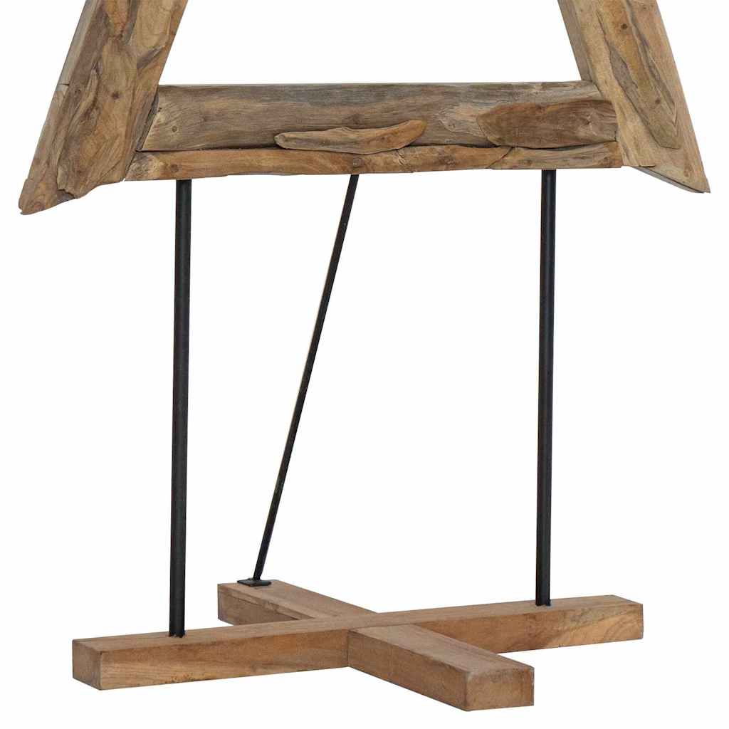 vidaXL Christmas Tree with Stand Brown 181 cm Solid teak wood