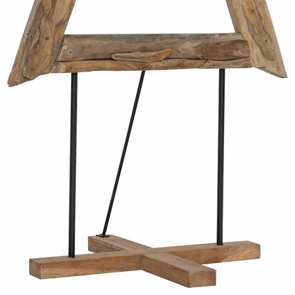 vidaXL Christmas Tree with Stand Brown 181 cm Solid teak wood