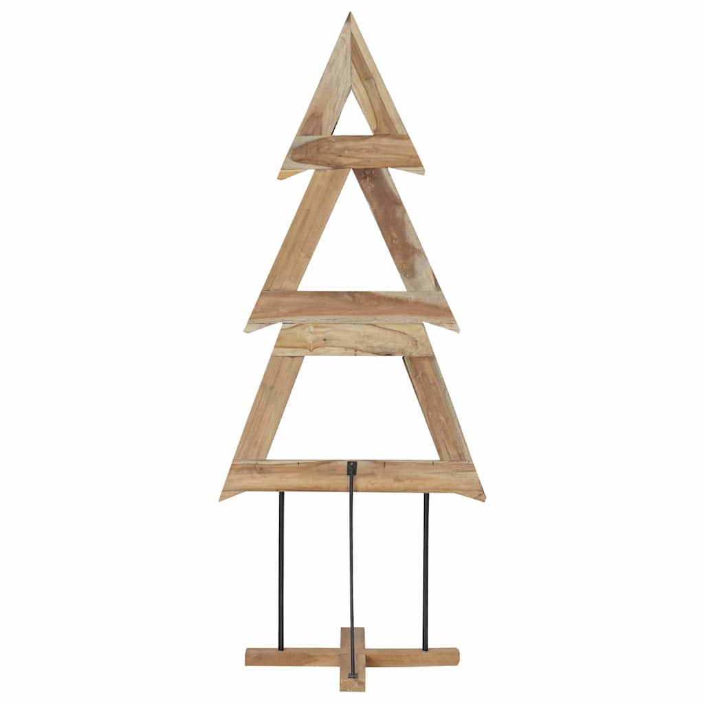 vidaXL Christmas Tree with Stand Brown 181 cm Solid teak wood