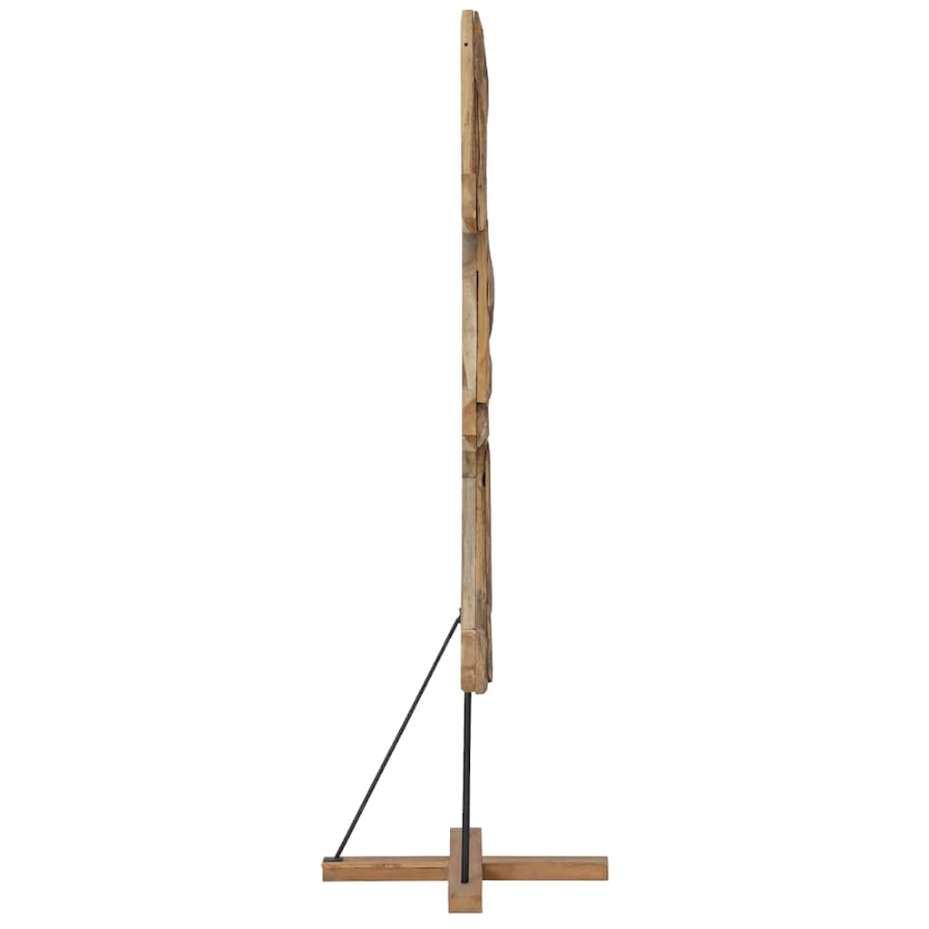 vidaXL Christmas Tree with Stand Brown 181 cm Solid teak wood