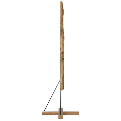 vidaXL Christmas Tree with Stand Brown 181 cm Solid teak wood
