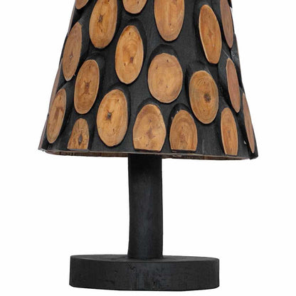 vidaXL Christmas Tree with Stand Brown 90 cm Solid teak wood