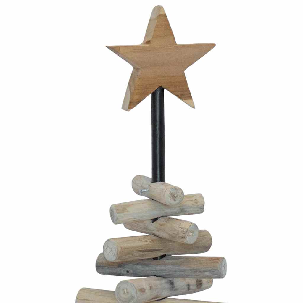 vidaXL Christmas Tree with Stand Brown 60 cm Solid teak wood