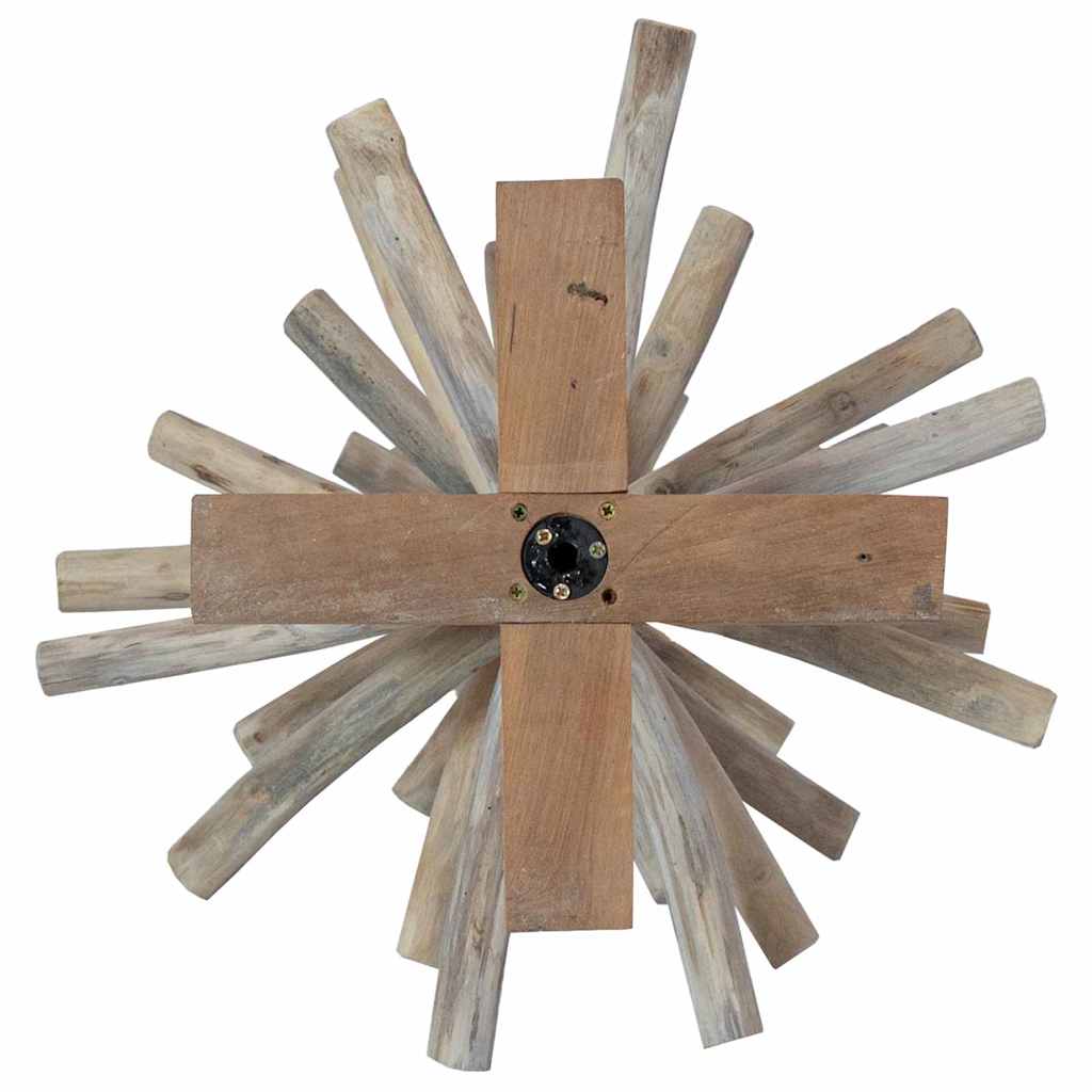 vidaXL Christmas Tree with Stand Brown 90 cm Solid teak wood